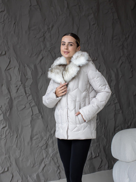 Жіноча зимова куртка 0485 Перлина