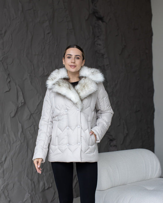 Жіноча зимова куртка 0485 Перлина
